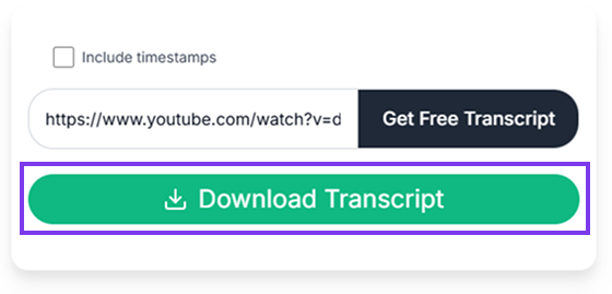 Step 3: Download Your SRT File